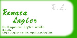 renata lagler business card